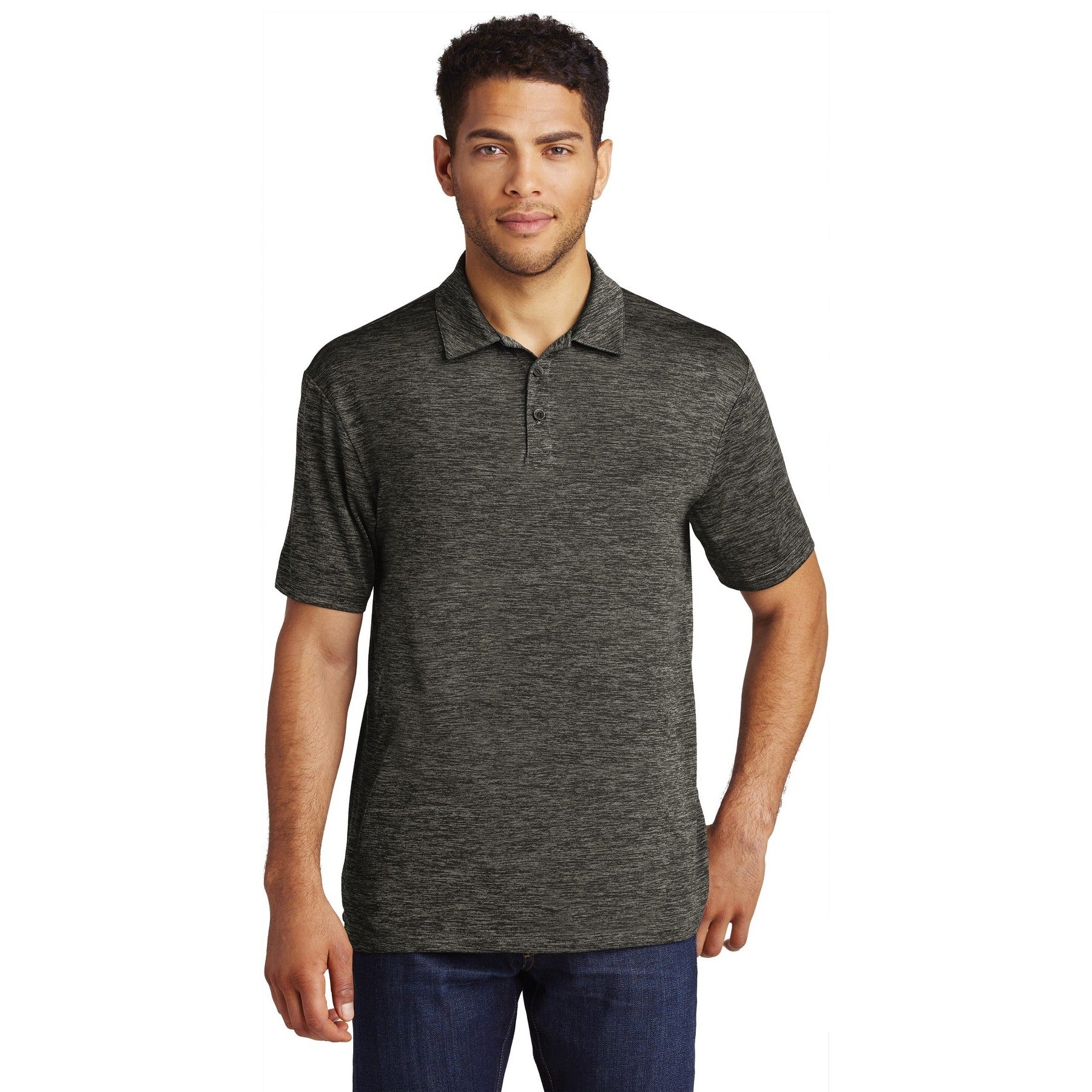 Sport-Tek-Sport-Tek ® PosiCharge ® Electric Heather Polo. ST590-MedTech-4